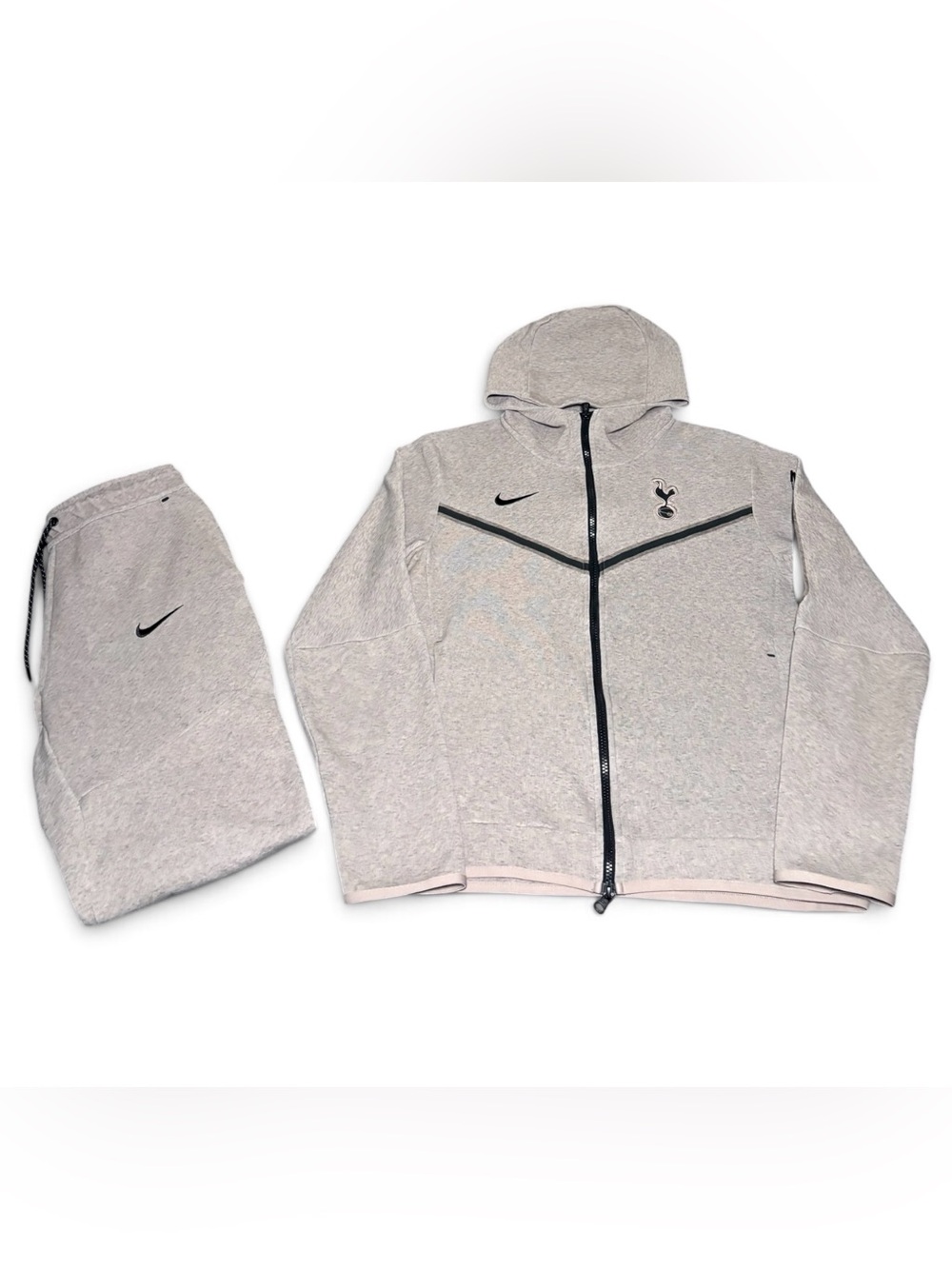 Nike Tech Fleece Tottenham Hotspurs Soccer Football Tracksuit Mauve/Grey Small